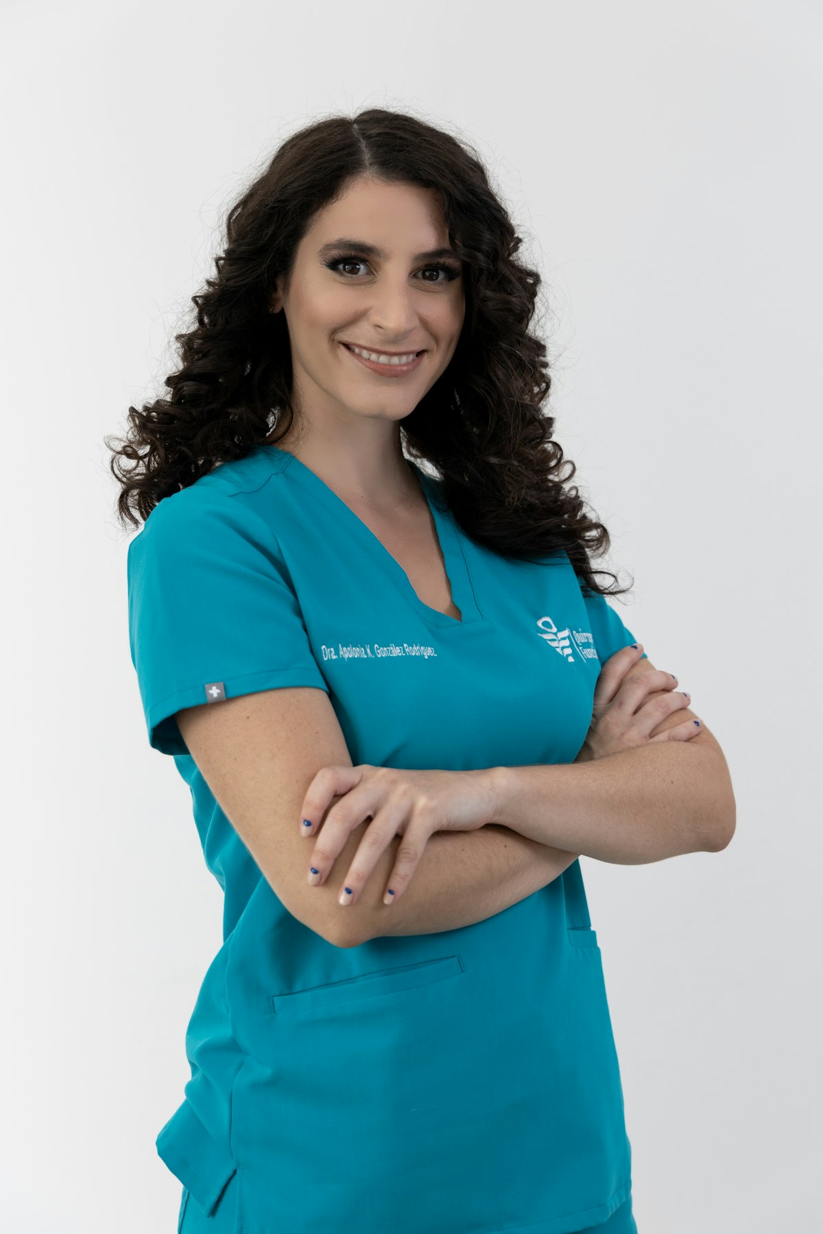Dr Priya Nair with stethoscope
